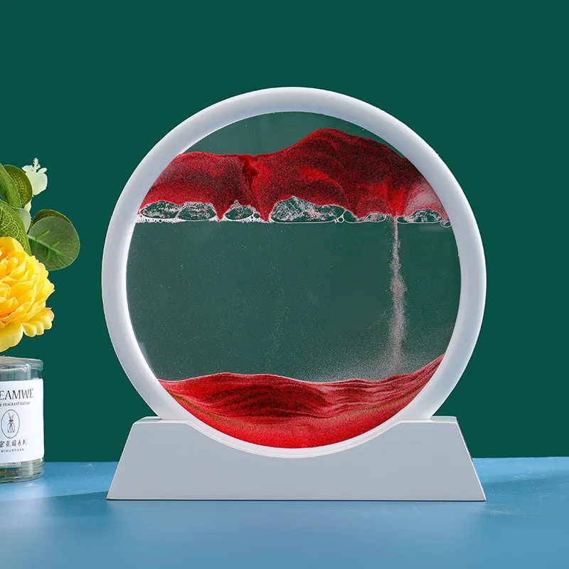 Creative Liquid Decompression Small Decoration Quicksand Painting Home Decoration Gift Sand Art Timer Hourglass