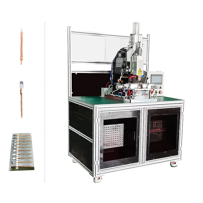 Copper braided wire contact piece dc inverter resistance spot welder welding machine