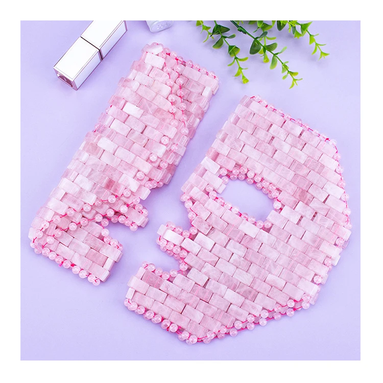 Hot Selling Face Massage Wholesale Skin Care Crystal Facial Jade Eye Mask For Summer