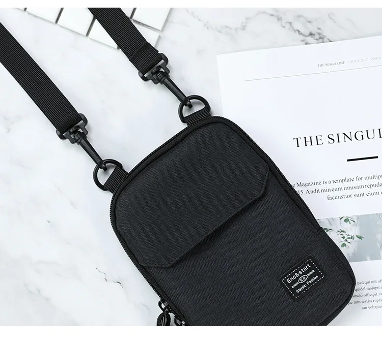 Оптовая Продажа модная уличная cmer Мужская Ткань Оксфорд мини сумка для мобильного телефона наплечный ремень