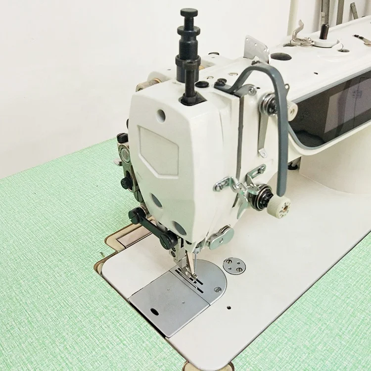 0303DF Automatic cowboy leather jacket sewing machine for leather