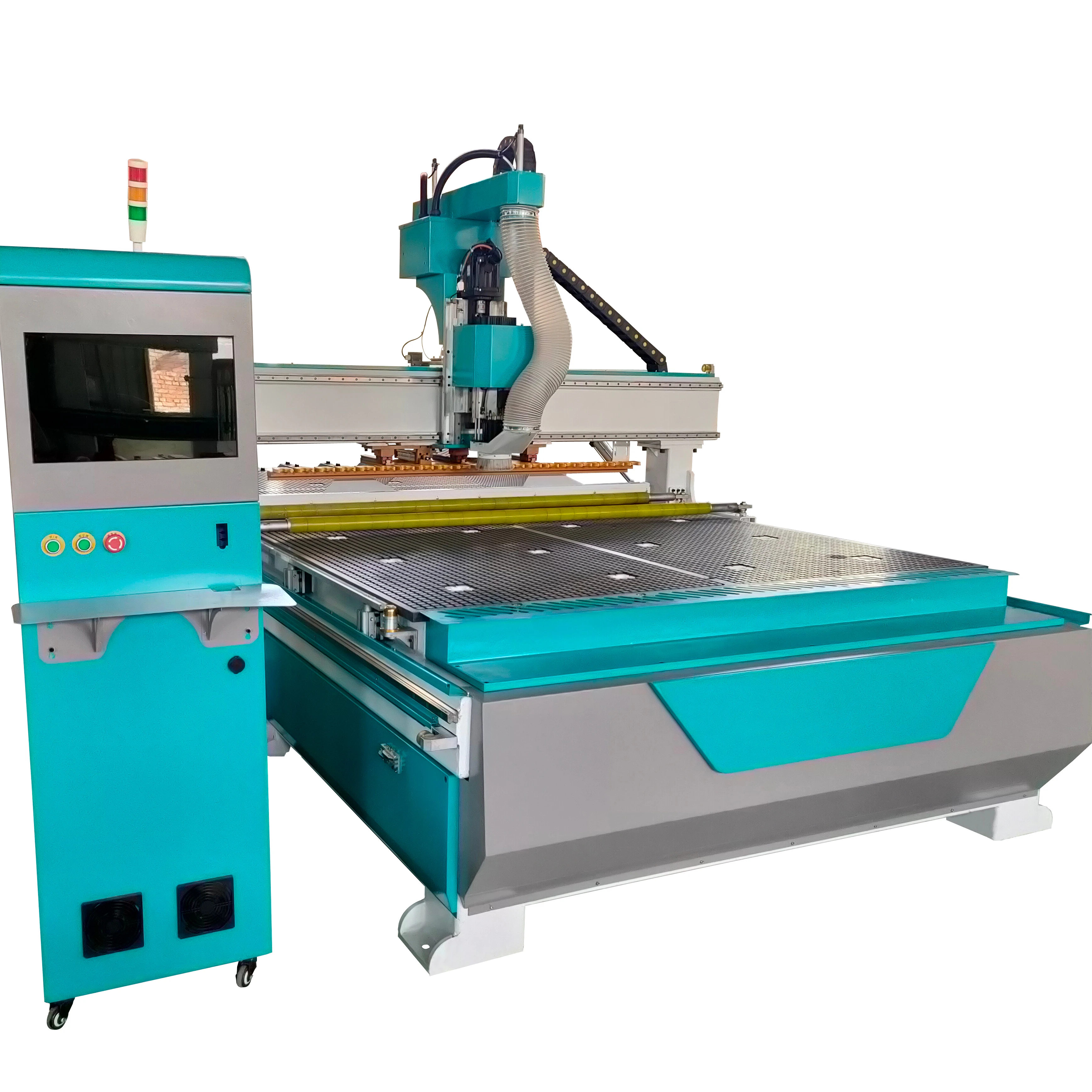 2024 Hot Sale Woodworking 3D Model Making Cabinet Furniture 2040 Cutting Drilling Slotting Tools Changer ATC Cnc Router