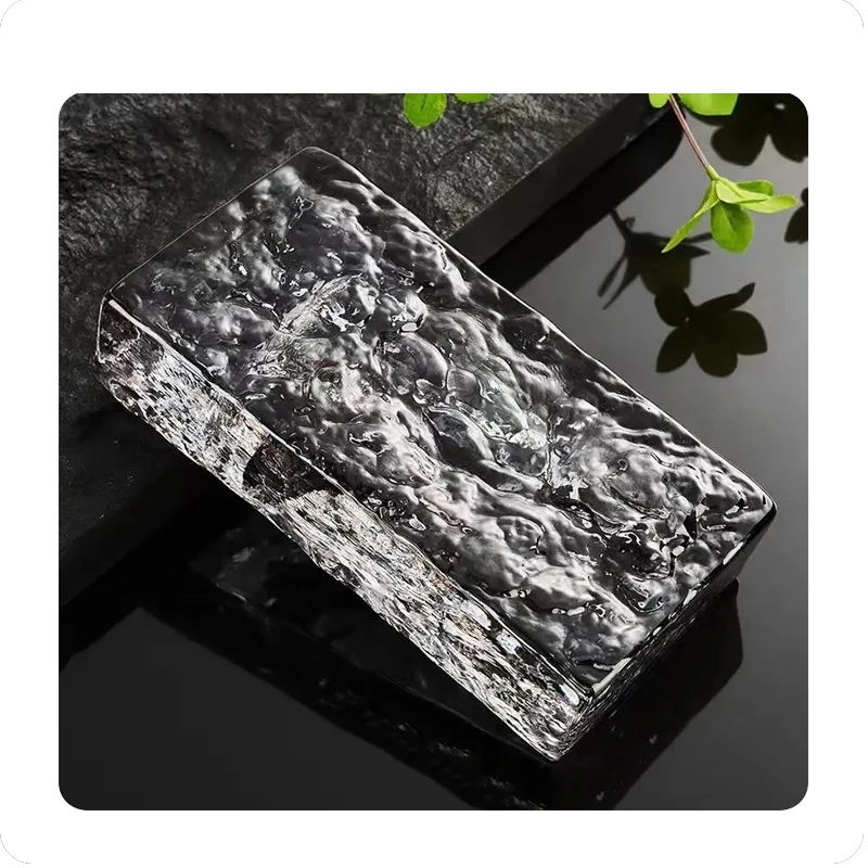 Smooth Surface Solid Glass Bricks Colored Brick New Design Art for Sale