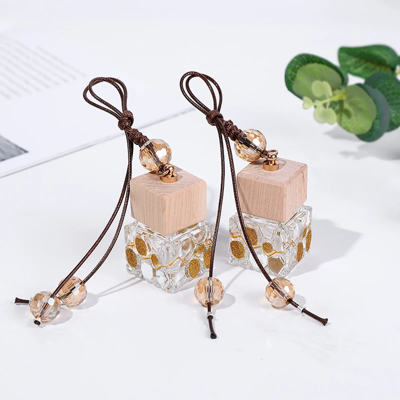 BinQi manufacturer 10ml car square cute glass perfume bottles