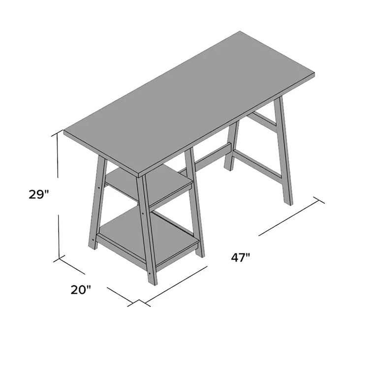 Office Desk Children Desk Study Rectangular Computer Table Wooden Wide Top Table Stand Up Desk