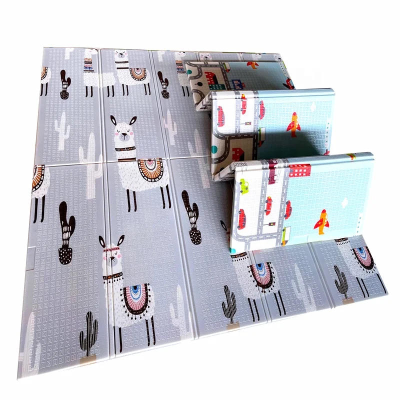 foldable baby play xpe puzzle children's mat thickened tapete baby room crawling pad folding crawling mat