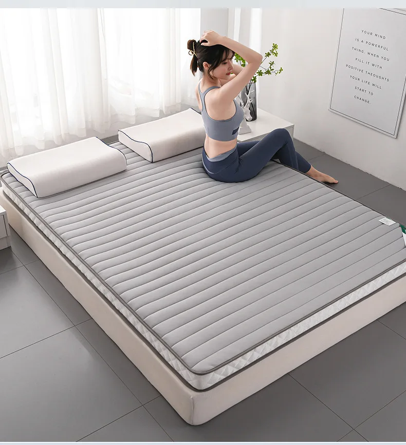 Wholesale Natural Organic Latex Mattress Full Size Thicken Latex Mattress Japanese Floor Mattress for Bedroom Student Dormitory