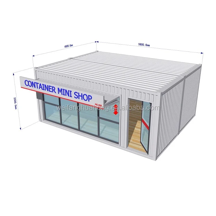 2020 sample building sturdy frame  big house container house having a large space