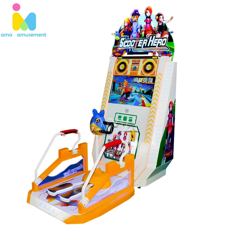 AMA Coin-operated Kids Lottery Machine Skate Board USA Racing Car All Games Arcade Game Machine