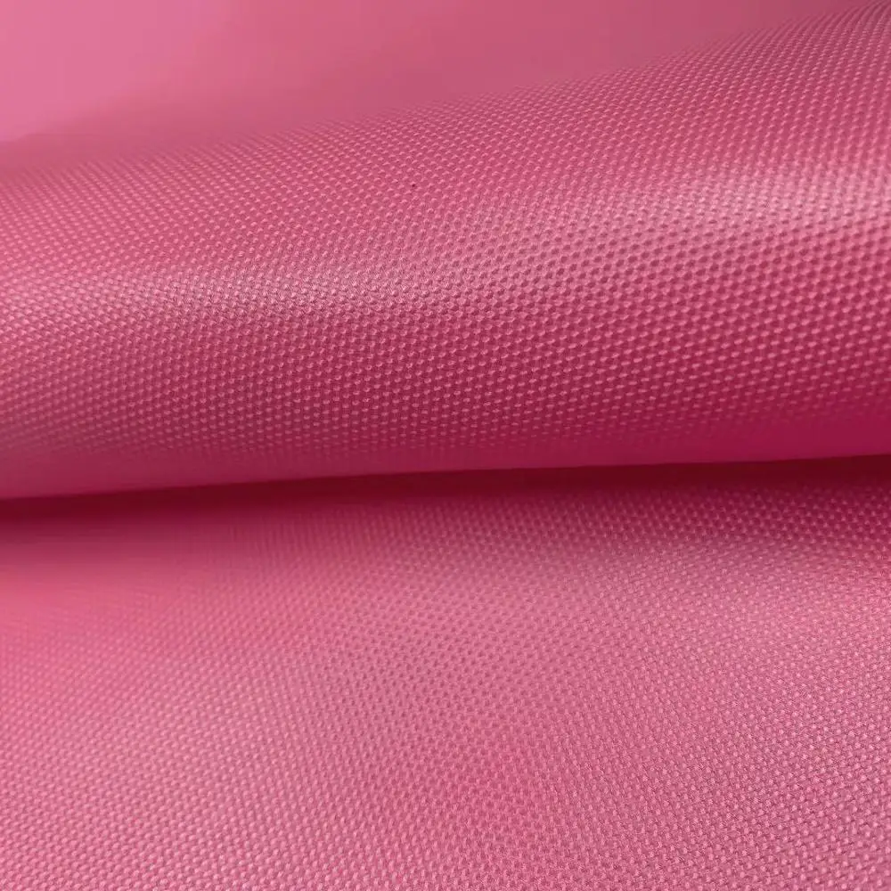 Durable 5*6-76T Polyester Nylon Oxford Solid Dyed Transparent PVC Coating Memory Fabric for Luggage/Bag/Tent/Tarpaulin/Car