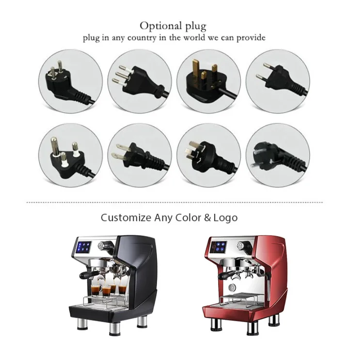 220V All Kind Cafetera Espresso Italian Commercial Gemilai Expresso Commercial 2 Groups Commercial Coffee Machine For Sale