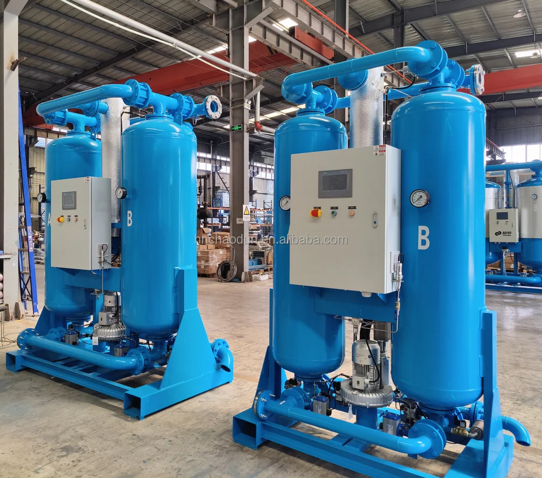 22m3/min 38m3/min Energy Saving Equipment  Blower Heat Desiccant Air Drier For Compressed Air