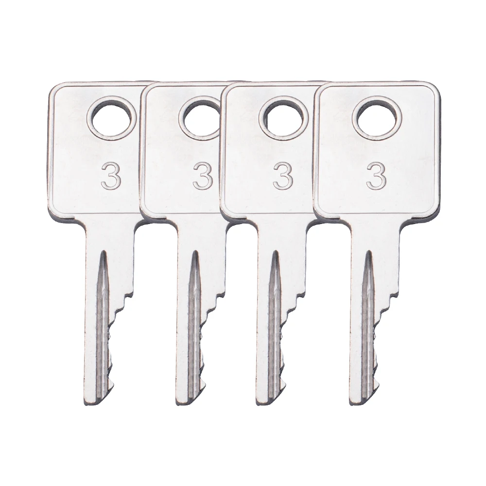 Equipment Key For D250 Universal Case Bobcat Ingersoll Komatsu for Terex, Broce, Ditch Witch, Genie, Grove - #3