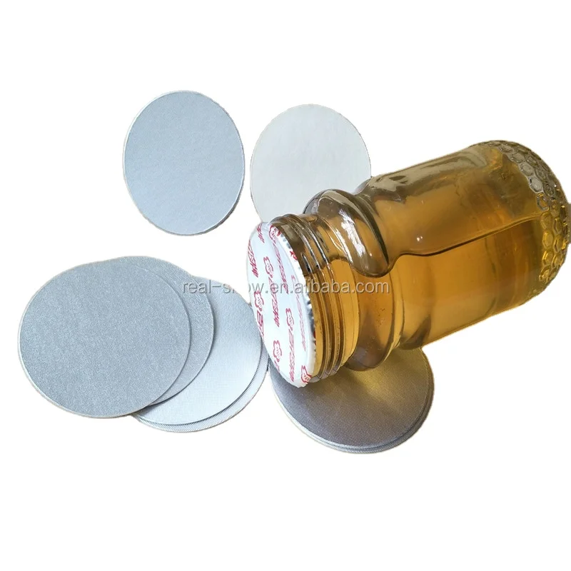 Hot sale aluminum foil paper board induction sealing wads with easy open pull tabs for food packaging bottle cap