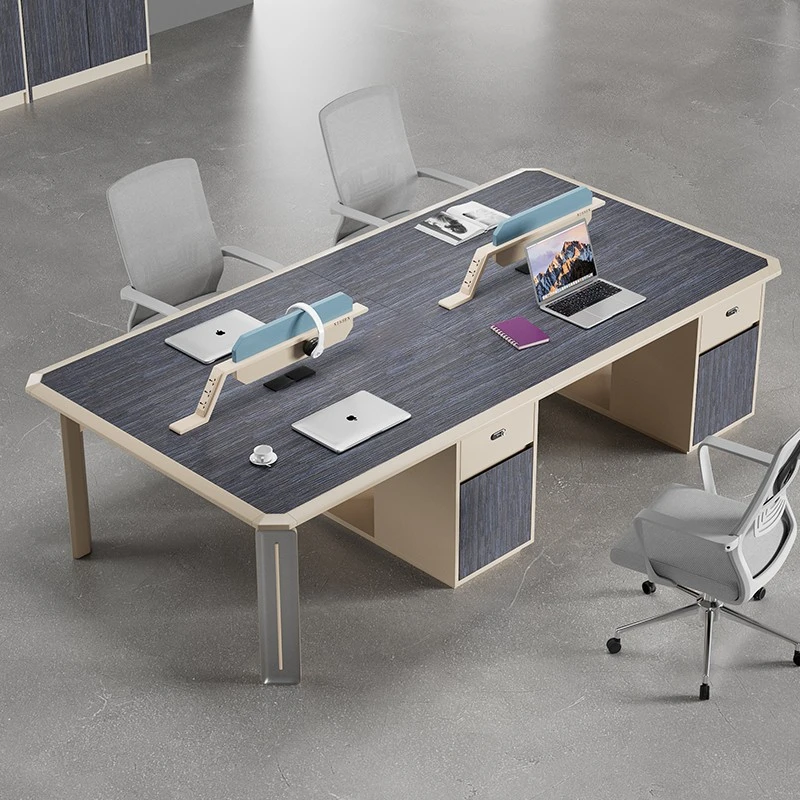 Modern modular office partition call center 2/4/6 people office cubicle workstation