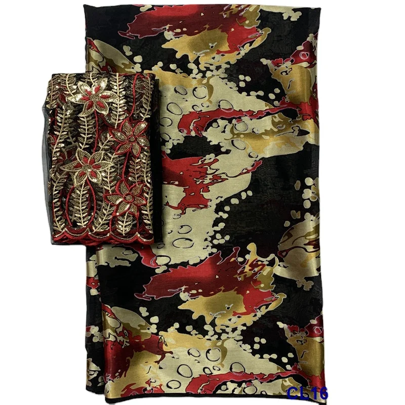 Lisami готовый к отправке металлическая суданская модная мягкая золотистая Дирак и габасар Сомали Франция шелковая ткань