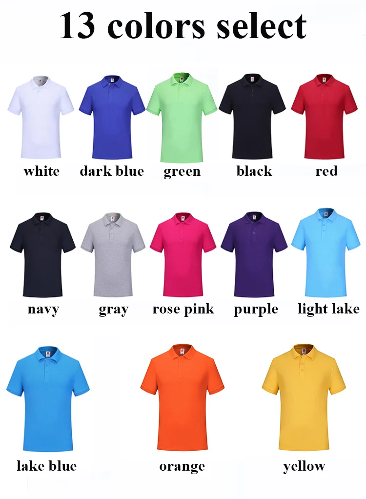 OEM Cotton Plain Golf Shirt Printyoung Boyrt Sleevehome Decorations Polo Shirt Short Sleeve Men Knitted Fabric Casual 20 Pcs JFJ