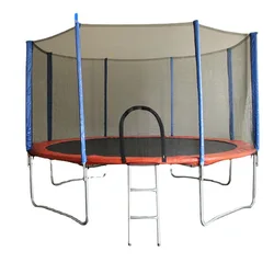 Large Indoor Trampoline With Protection Net Adult Children Jumping Bed Outdoor Trampolines Exercise Bed Fitness Equipment