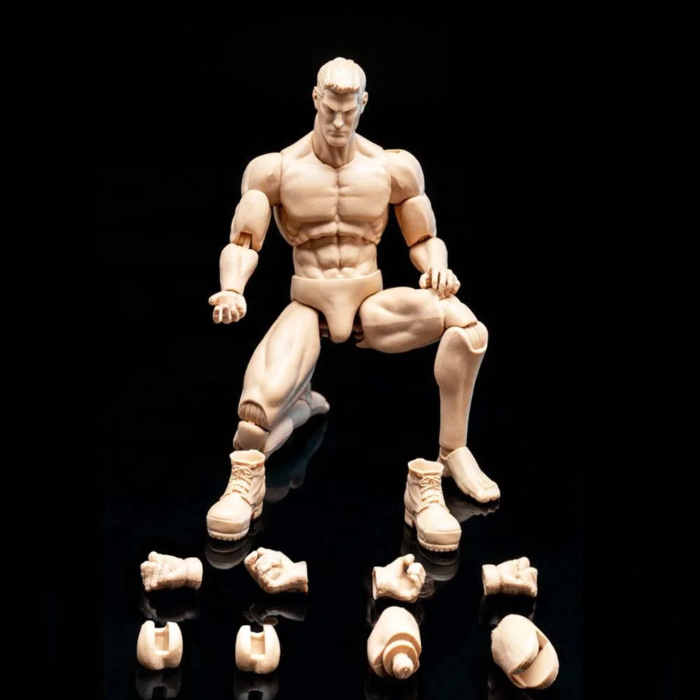 Custom Male Body 1/6 Scale Action Figures , OEM Plastic Action Figure Toy Model , Super Articulated PVC Action Figure Maker