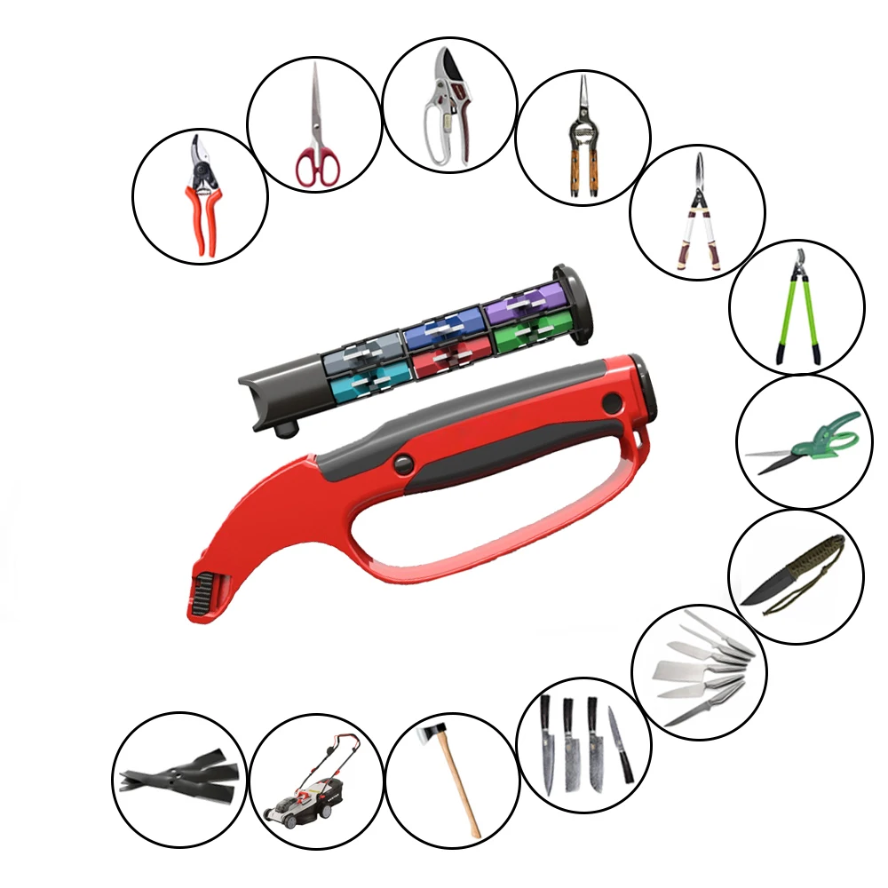Winslow & Ross 7 in 1 universal sharpening tools metal knife mini sharpener kitchen household knife sharpener