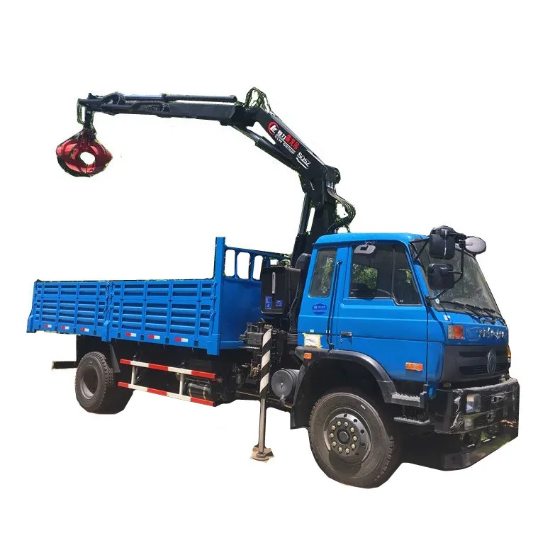 High Quality 4*2 LHD RHD 3.2 Ton Folding Arm Mobile Hydraulic Crane Truck, Crane With Truck, 3200kgs Lifting Cranes for Sale