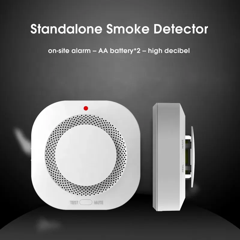 Wifi Smoke Sensor Detector Automatic Alarm Remote Control Operation