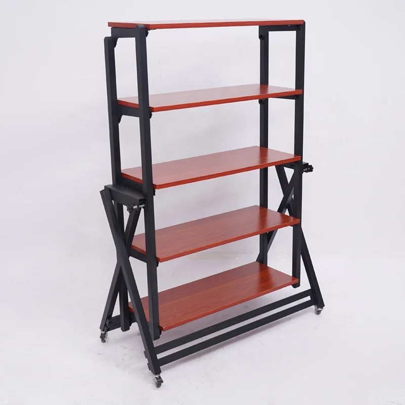 New multifunctional wall-mounted deformable folding table universal wheel swivel retractable dining table wholesale