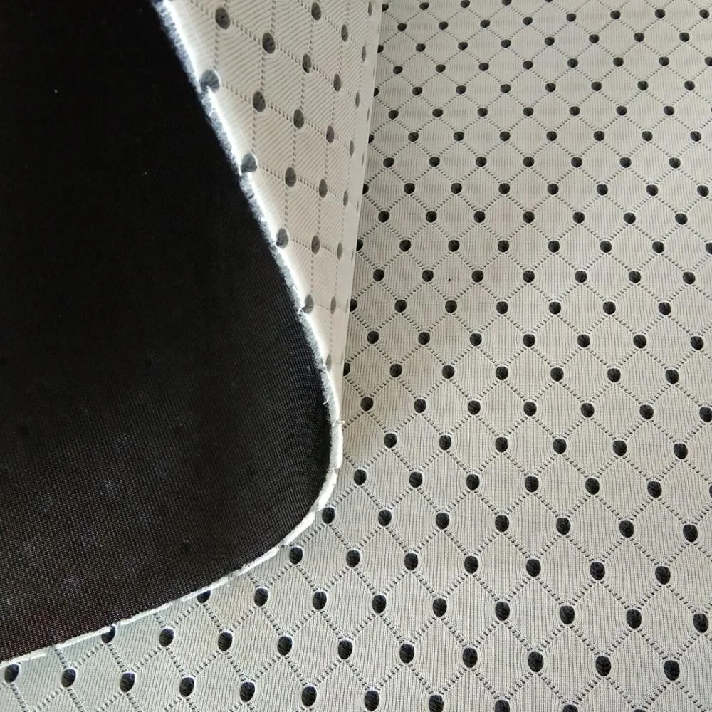 3mm thickness 100%polyester sandwich mesh fabric for bed cover