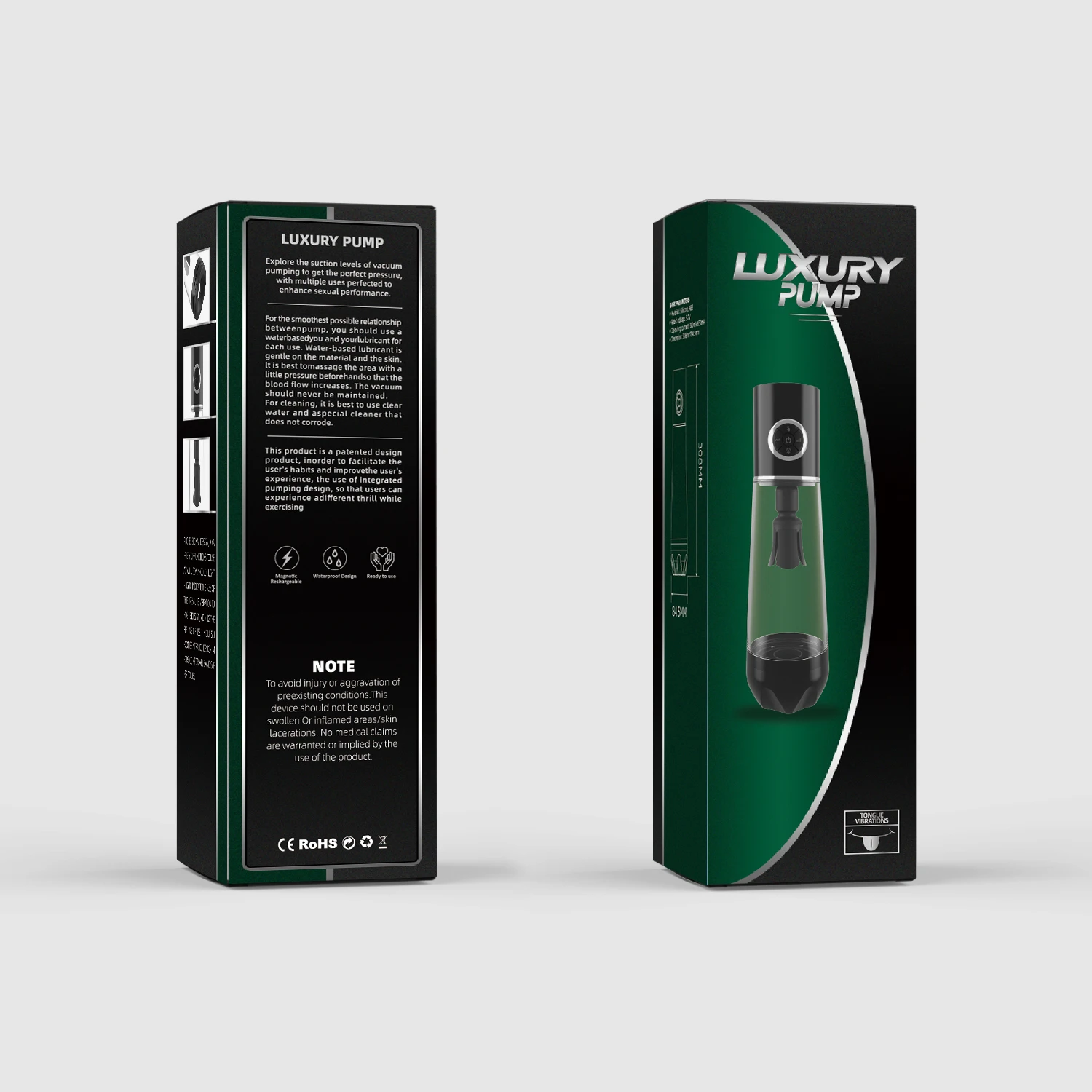Automatic Electric Rechargeable Hydrotherapy Vacuum Suck Penis Pump for Penis Enlargement