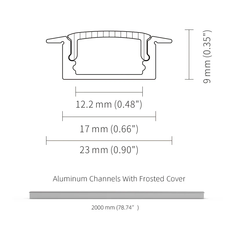 Потолочный Настенный линейный светильник K16 встроенный алюминиевый профиль экструзионная рамка для светодиодной