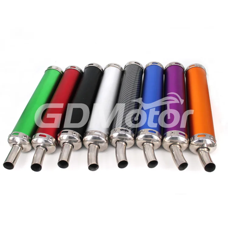 Chinese supplier universal Stainless steel motorcycle exhaust muffler universal Slip-On Silencer