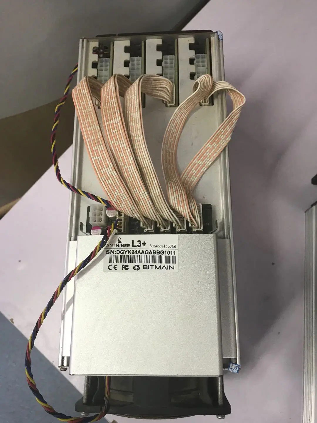 Antminer L3 + Майнер для майнинга с помощью майнинга с системой майнинга асик L3 + 504mh/s Scrypt, майнинговый аппарат с блоком питания Bitmain Antminer L3 с блоком питания