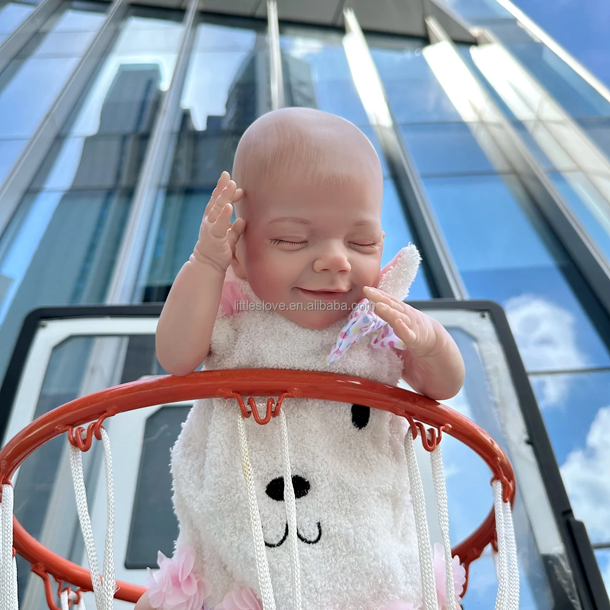 Wholesale 17 Inch Reborn Doll Real Baby Dolls Bebe Newborn Reborn Baby Dolls Soft Silicone Realistic Reborn Baby For Gift