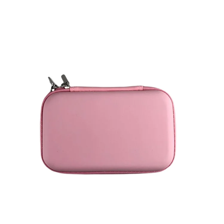 Fashion Pink Color Custom Hard EVA Shockproof Travel Case For Portable 2.5inch Carrying Case