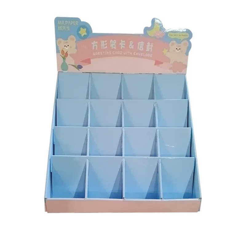 Advertising Pop Cardboard Display Unit Box Carton Small Counter Table Top Display Stand