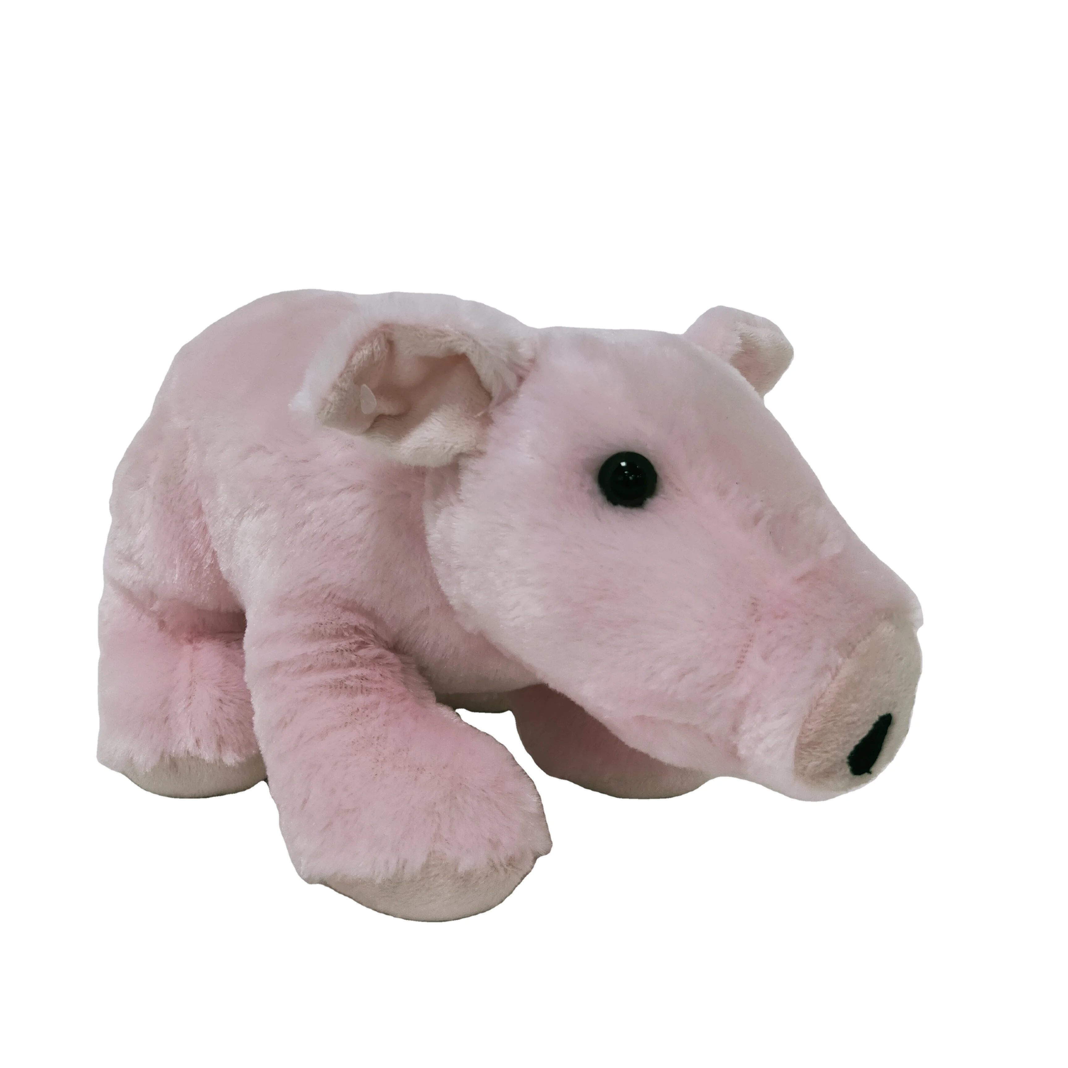 Super soft animal  cute plush animal toys soft pink pig wholesale lifelike soft pig