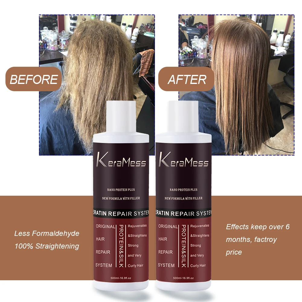 Agerios Brand Keratin Hair Treatment Without Formaldehyde for Black People