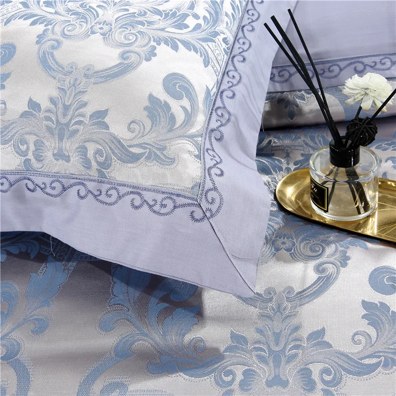Luxury Queen King Wedding Bedding Set High Quality Super Standard %100 Cotton Duvet Cover Set Sheets for Beds Bedding Set