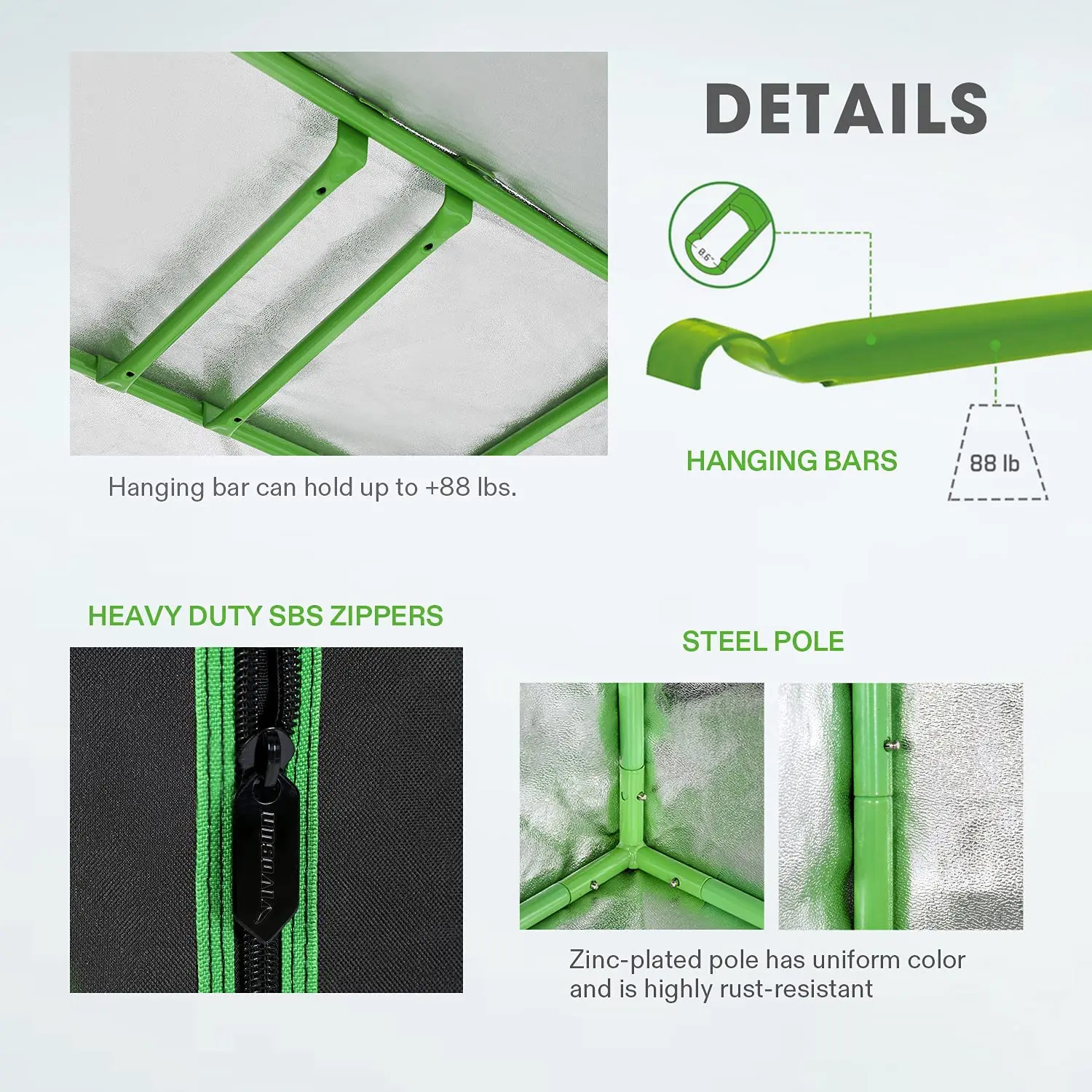 Wholesale Plant  Commercial Cultivation Hydroponic Indoor System 150 6x6 Grow Tent