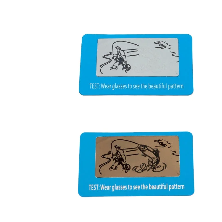 Custom Logo Eye wear Accessories Colorful Polarized Sunglasses  Polarized Test card