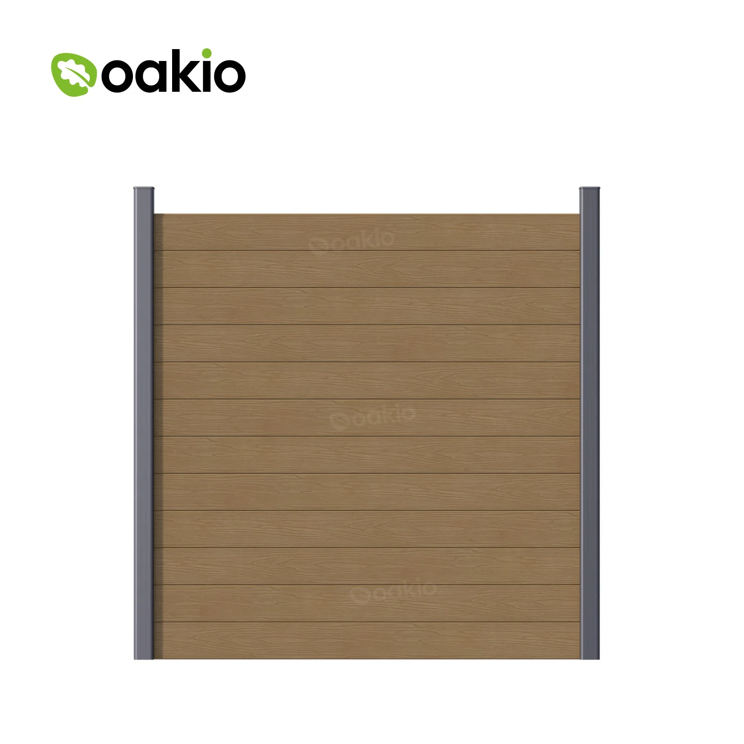 High Quality Solid wood Balcony Privacy Fence WPC Wood Plastic Fence Panel Garden Composite Fence