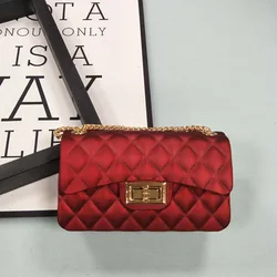 TS9023 2020 online shopping uk Women cheap high quality jelly sling shoulder crossbody solid elegant mini women bag handbag