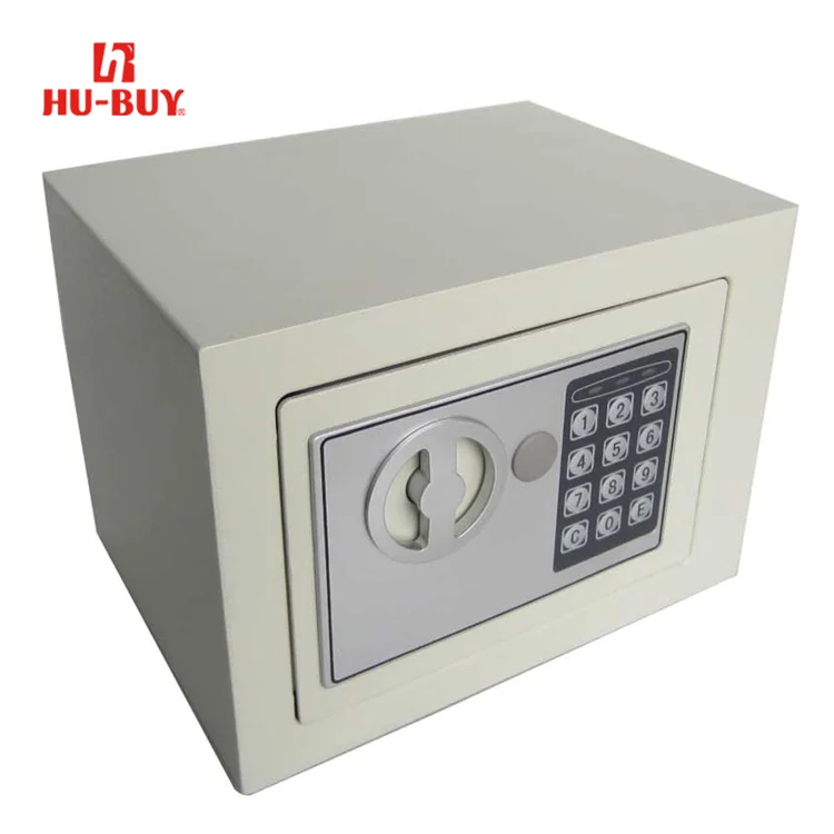 American Hot Sale Modern Design Practical Secure Lockable Stainless Steel  White Color Wall Safe Box