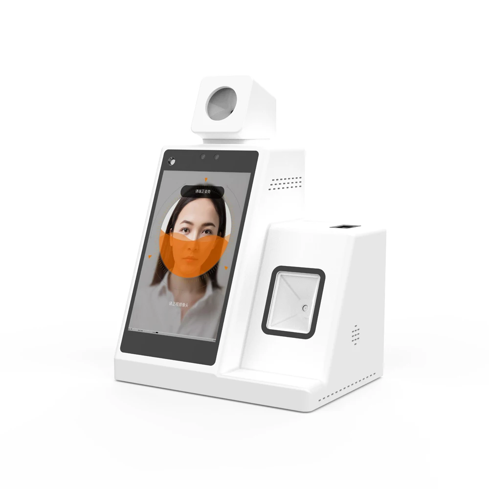 8 Inch Face Recognition Alcohol Tester Temperature Sensor