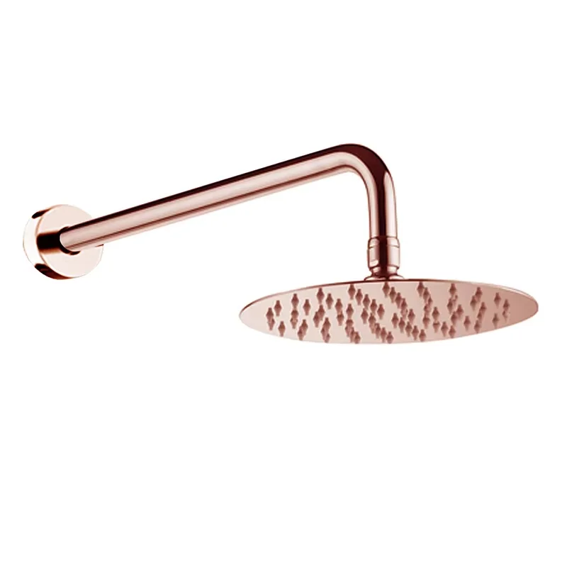 2 Function Best Selling Wall Mounted Brushed Rose Gold Single Handle Hot and Cold Water Mixer Rainfall Bathroom Shower mixer
