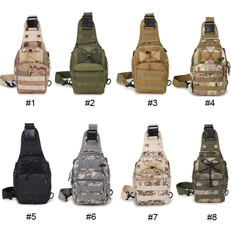 
Stock 900D Oxford Outdoor Tactical Army bag Backpack Men Crossbody Single Shoulder Sling Bag 