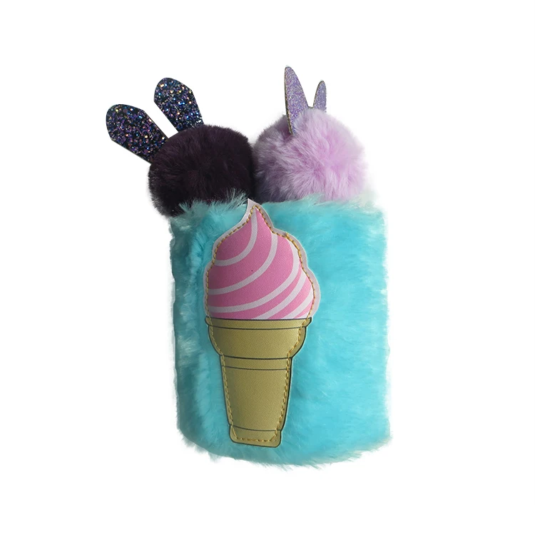 
Student Stationery Storage Pen Holder Office School Desktop Finishing Pen Holder PU Leather Patch Plush Pen Holder 