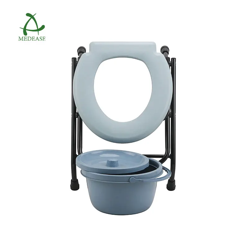 Rehabilitation Products Single Seat Home Medical Commode Weight Capacity 150 Kgs Easy Tool Sit Lavatory Chair