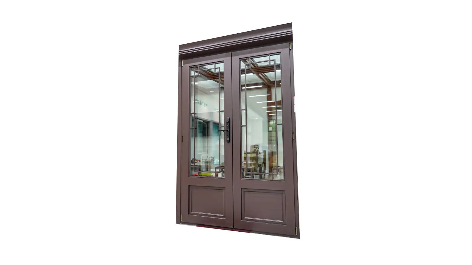 customized aluminum casement window casement window type The hardware comes from Germany Smart door lock is optional