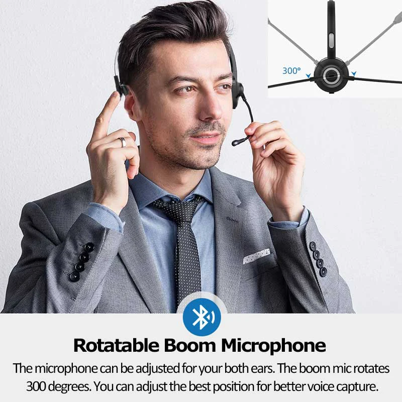 Профессиональные телефонные Bluetooth-гарнитуры Soomfon для колл-центра с